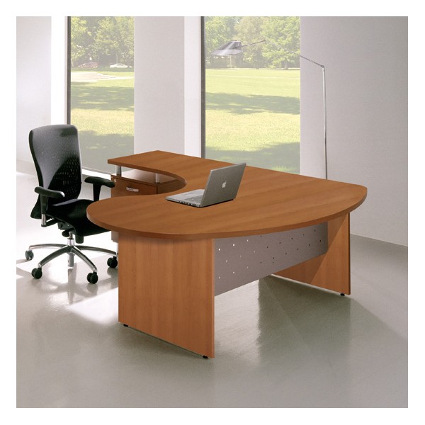 Bureau ergonomique avec retour sur caisson Sacramento Bureau ergonomique avec retour sur caisson Sacramento
