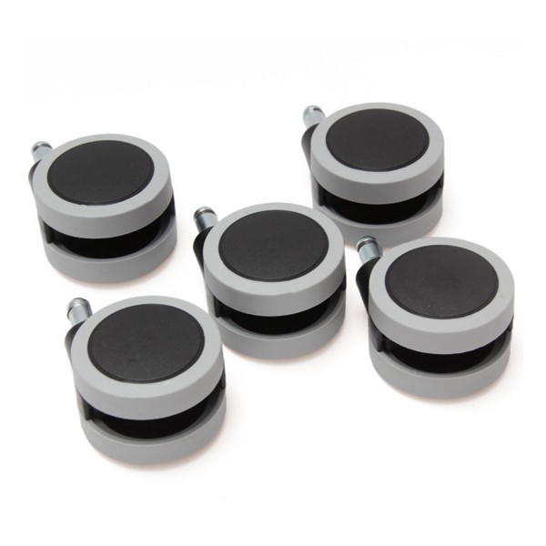 Kit 5 roulettes sol dur Ø65mm pour siège de bureau ACC-S05 Kit 5 roulettes sol dur Ø65mm pour siège de bureau ACC-S05