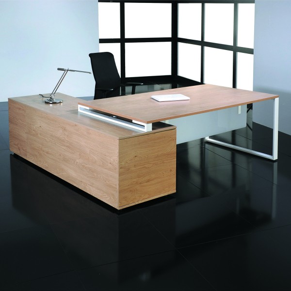 Bureau de direction en bois et acier Xtrem Bureau de direction en bois et acier Xtrem